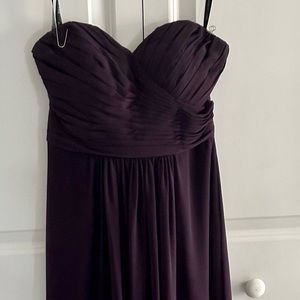 Strapless bridesmaid dress size 0 and size 4